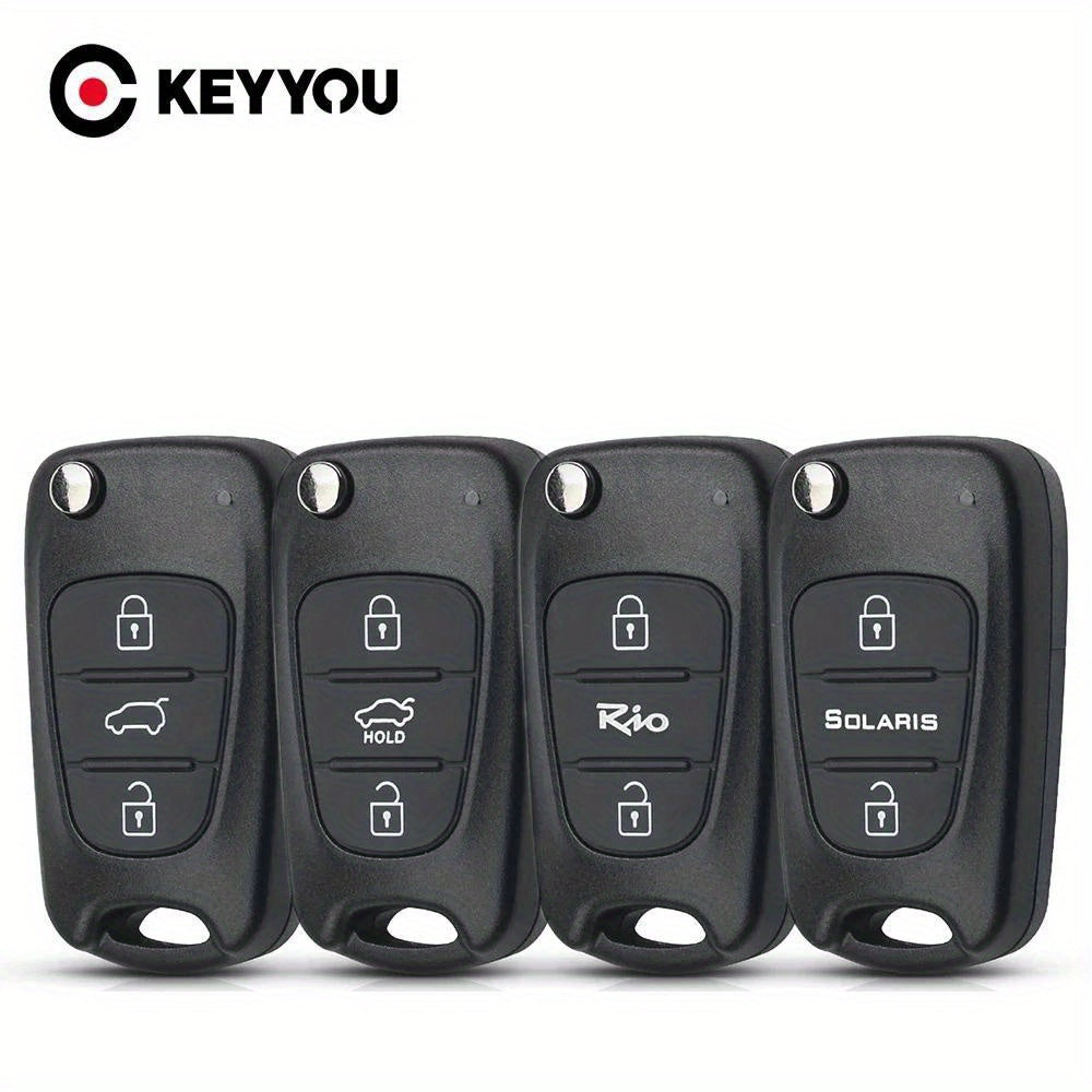 Universal Flip Remote Key Shell Durable Plastic for Car Replacement
