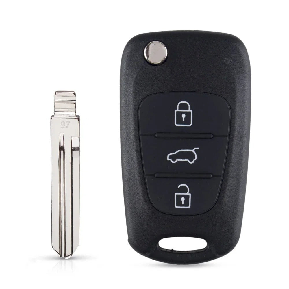 Universal Flip Remote Key Shell Durable Plastic for Car Replacement