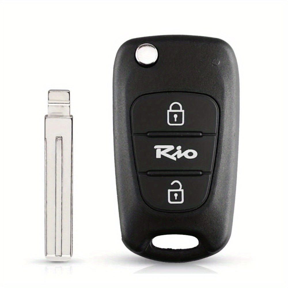 Universal Flip Remote Key Shell Durable Plastic for Car Replacement