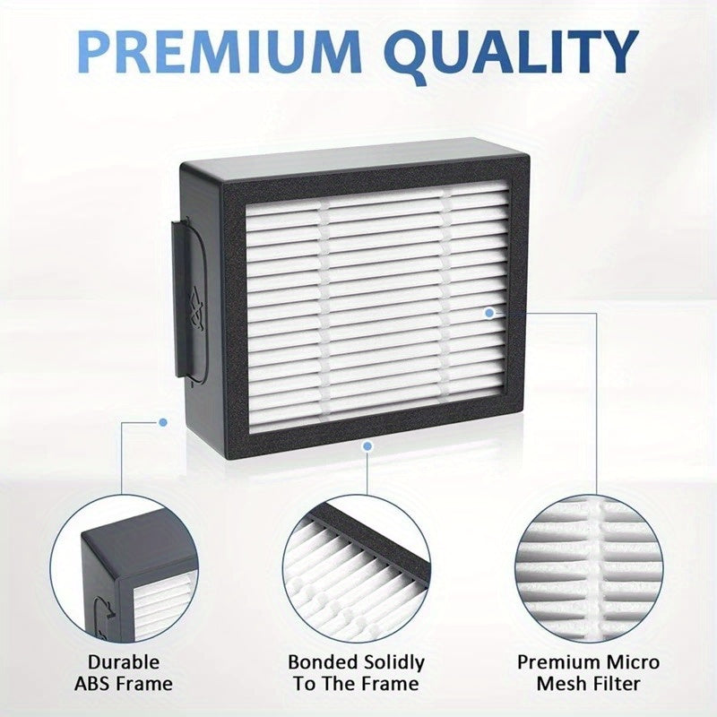 13 High-Efficiency Vacuum Filters for iRobot E, I, J Series Models with Extra Filters