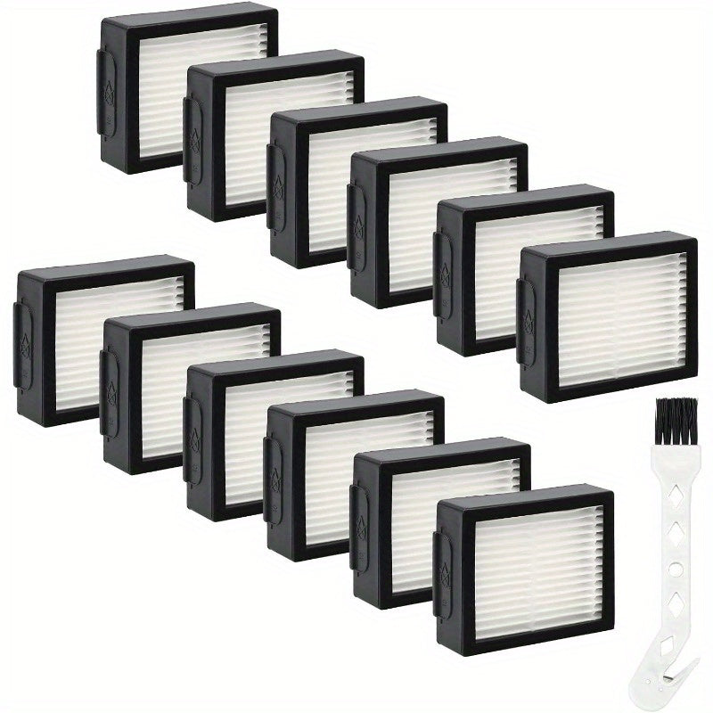 13 High-Efficiency Vacuum Filters for iRobot E, I, J Series Models with Extra Filters