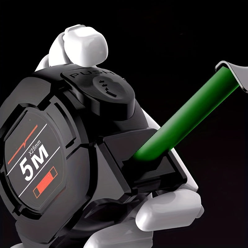High-Precision Laser Tape Measure 5m with Automatic Lock and Wear-Resistant Steel