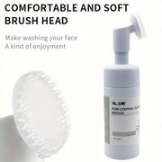 3.38 унции Пенный Очищающий Мусс, очищает и увлажняет кожу, богатая пена, не раздражает, формула для очищения пор.