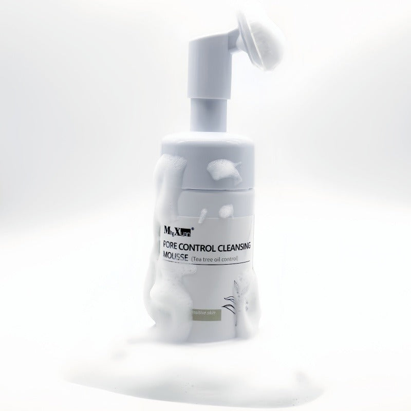 3.38 унции Пенный Очищающий Мусс, очищает и увлажняет кожу, богатая пена, не раздражает, формула для очищения пор.