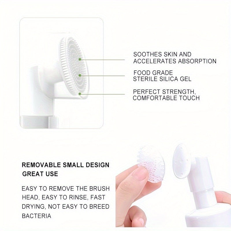 3.38 унции Пенный Очищающий Мусс, очищает и увлажняет кожу, богатая пена, не раздражает, формула для очищения пор.