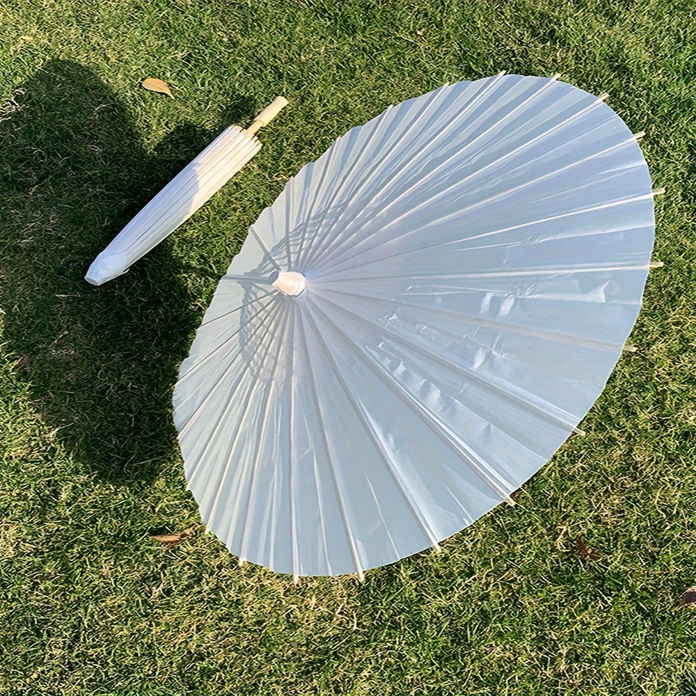 Vintage White Paper Umbrella for Wedding Decor and Home Accent