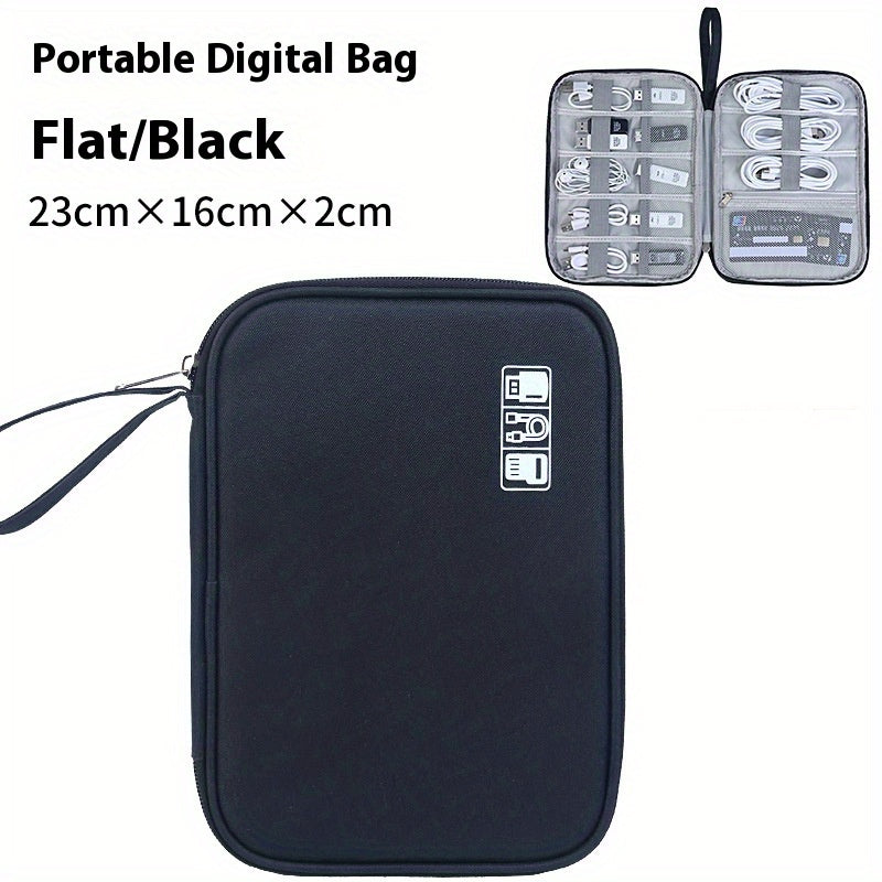 Organizador digital impermeable para accesorios electrónicos de viaje