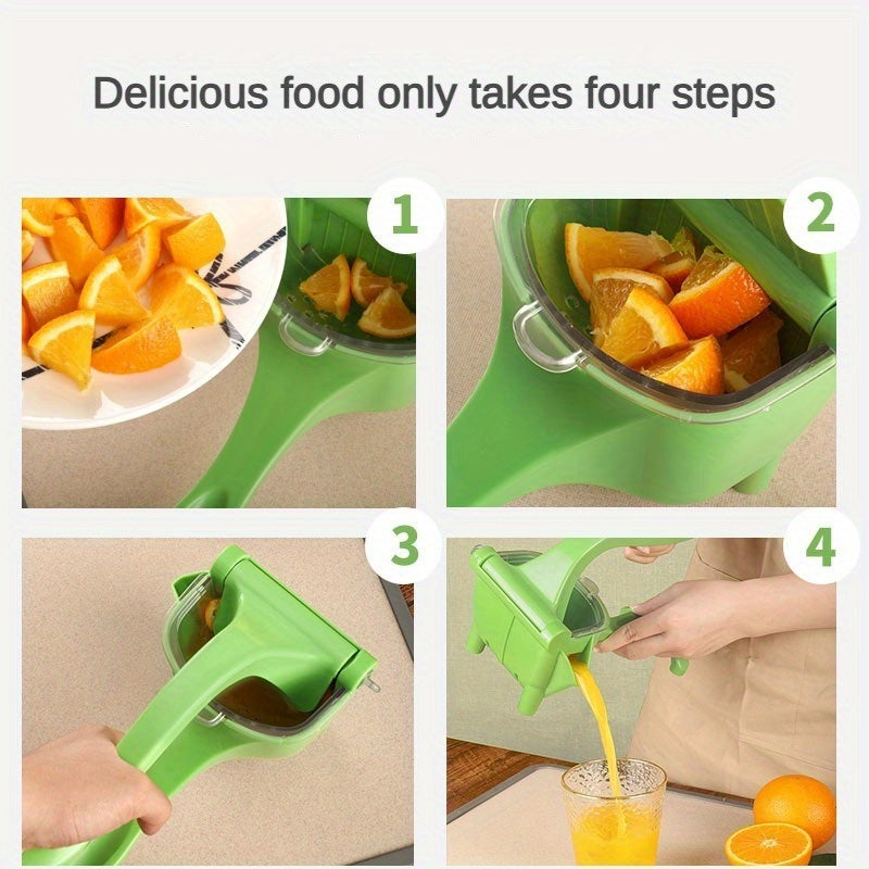 Portable Manual Citrus Juicer Hand Squeezer for Oranges Lemons Limes