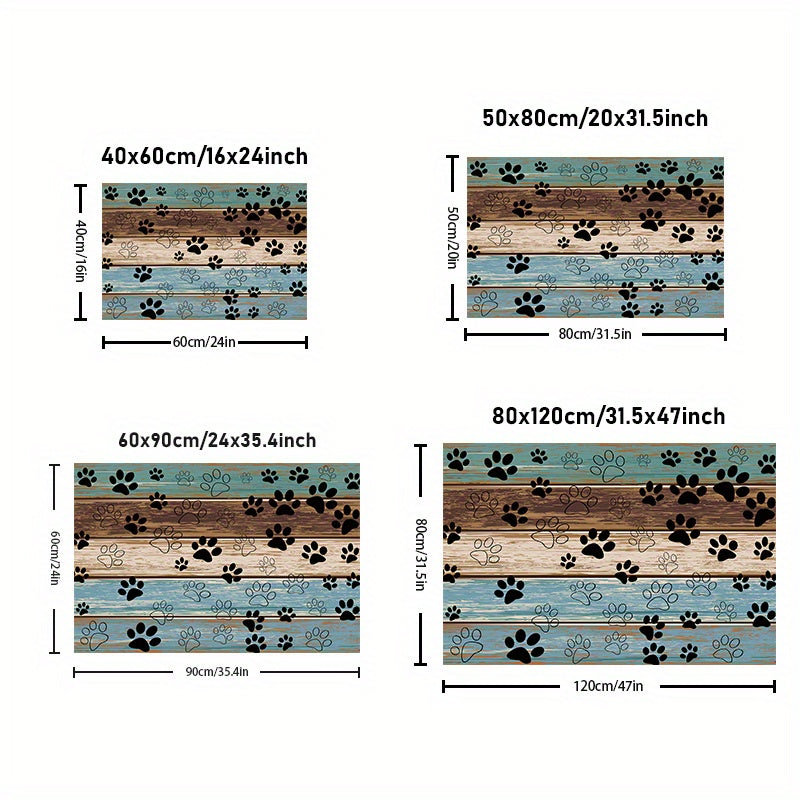 Xush kelibsiz mehmonlar eshigi gilamchalari, ichki va tashqi foydalanish uchun, sirpanishga qarshi, tez quriydigan, bardoshli mat