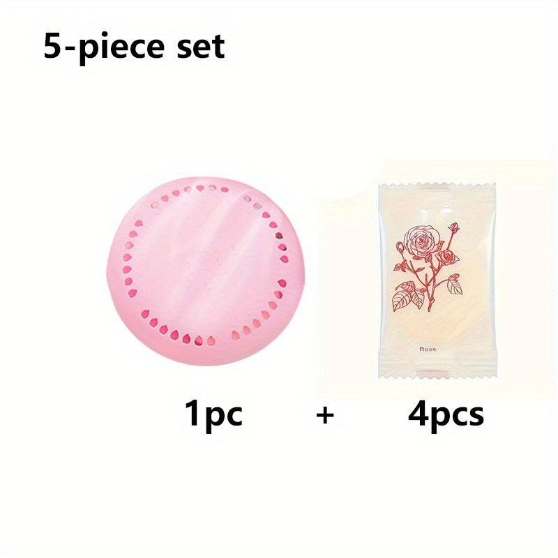Lavender Jasmine Ocean Rose Lemon Fragrance Tablets Set for Aromatherapy Deodorization in Home Car Bathroom Bedroom Wardrobe