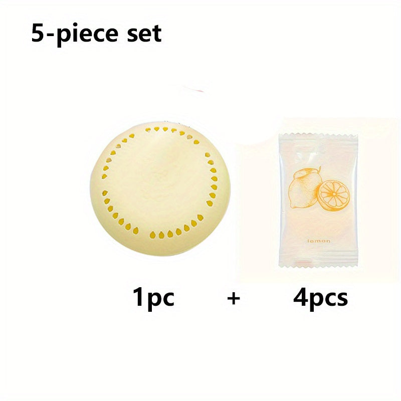 Lavender Jasmine Ocean Rose Lemon Fragrance Tablets Set for Aromatherapy Deodorization in Home Car Bathroom Bedroom Wardrobe