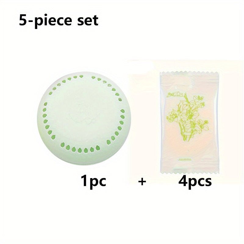 Lavender Jasmine Ocean Rose Lemon Fragrance Tablets Set for Aromatherapy Deodorization in Home Car Bathroom Bedroom Wardrobe