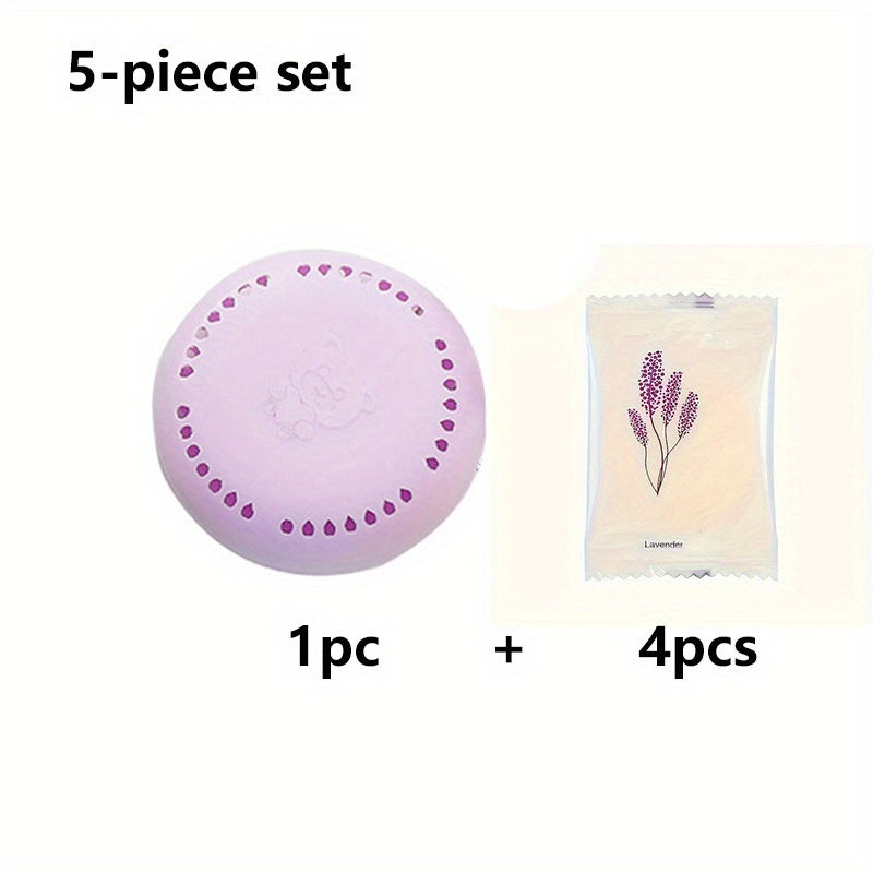 Lavender Jasmine Ocean Rose Lemon Fragrance Tablets Set for Aromatherapy Deodorization in Home Car Bathroom Bedroom Wardrobe