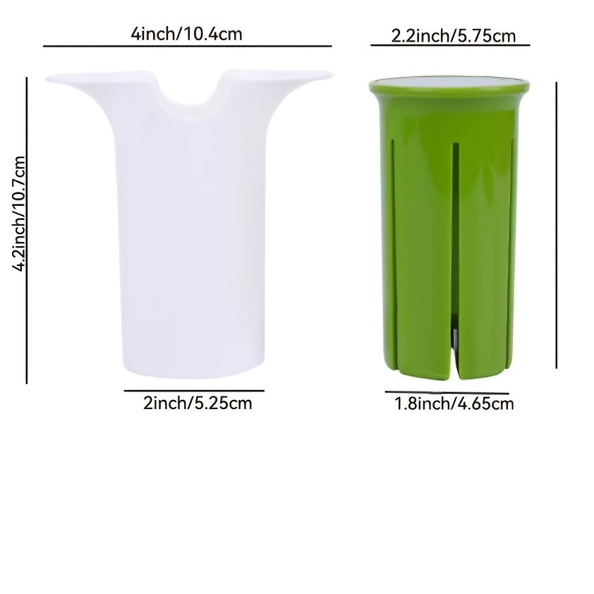 Set of 2 Multi-Functional Kitchen Slicers Manual ABS Cutter for Vegetables and Fruits