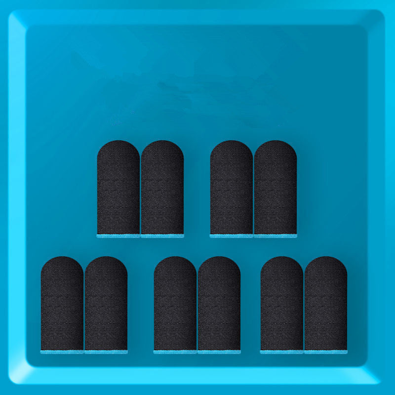 10PCS Polyamide Finger Sleeves for Gaming High Sensitivity Touchscreen Anti-Slip Sweat-Absorbing