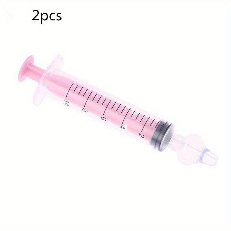Set of 2 Baby Nasal Irrigation Kits with 10ml Syringe and Flushing Tool