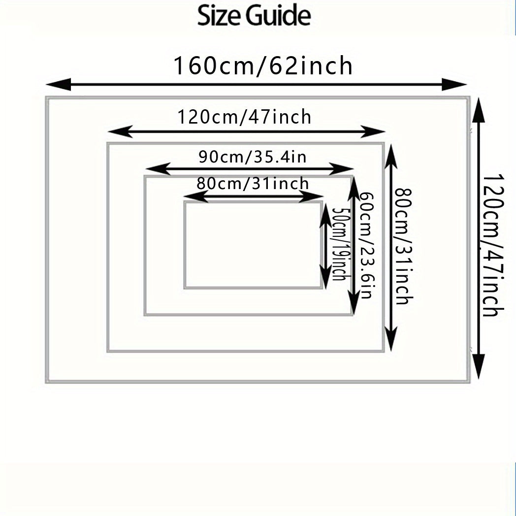 Koʻk gullli eshik matosi, sirpanmaydigan, kristal samoviy mato, ichki va tashqi foydalanish uchun, rustik yogʻoch va tosh dizayni