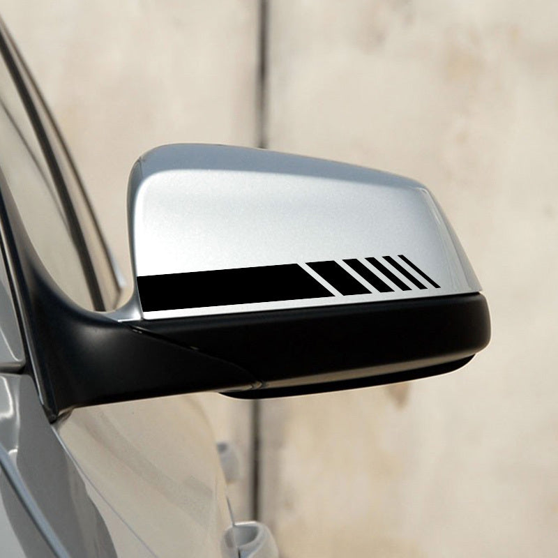 4pcs Pegatinas de vinilo reflectante para coche, adhesivas, rayas exteriores para vehículos