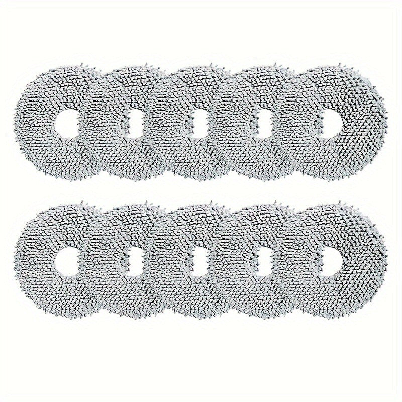 Mop Pad Set of 10 for Robot Vacuums Wet Floor Cleaning Replacement Accessories