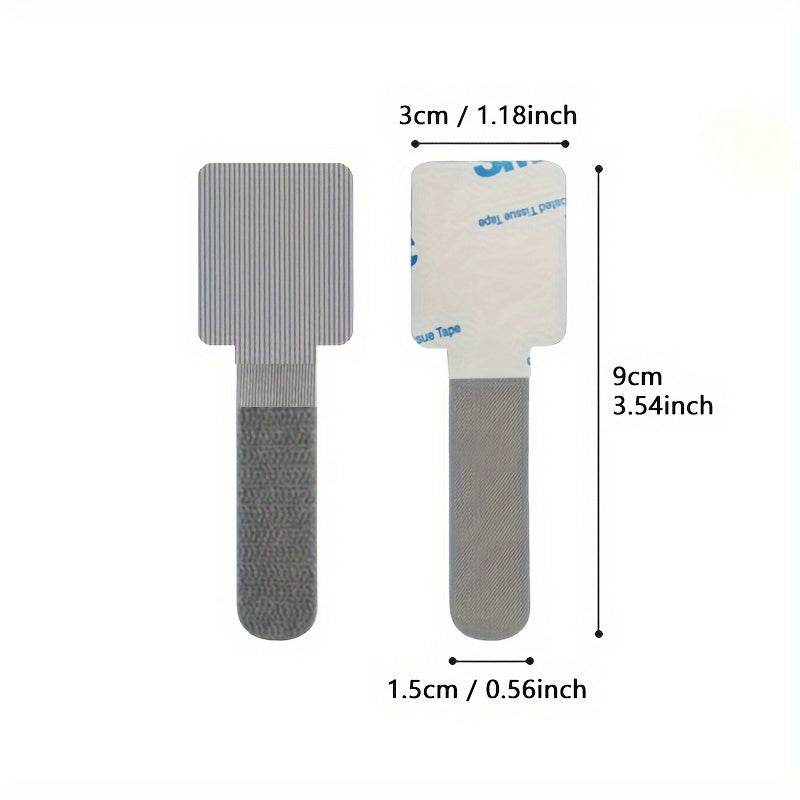 20-Pack Nylon Cable Clips with Strong Adhesive for Cable Management Home Office Desk Wall Organizer