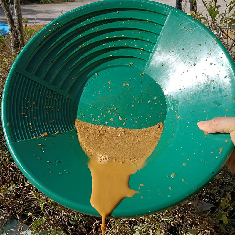 Gold Panning Pan for Gold Recovery and Sand Washing Handheld Prospecting Tool