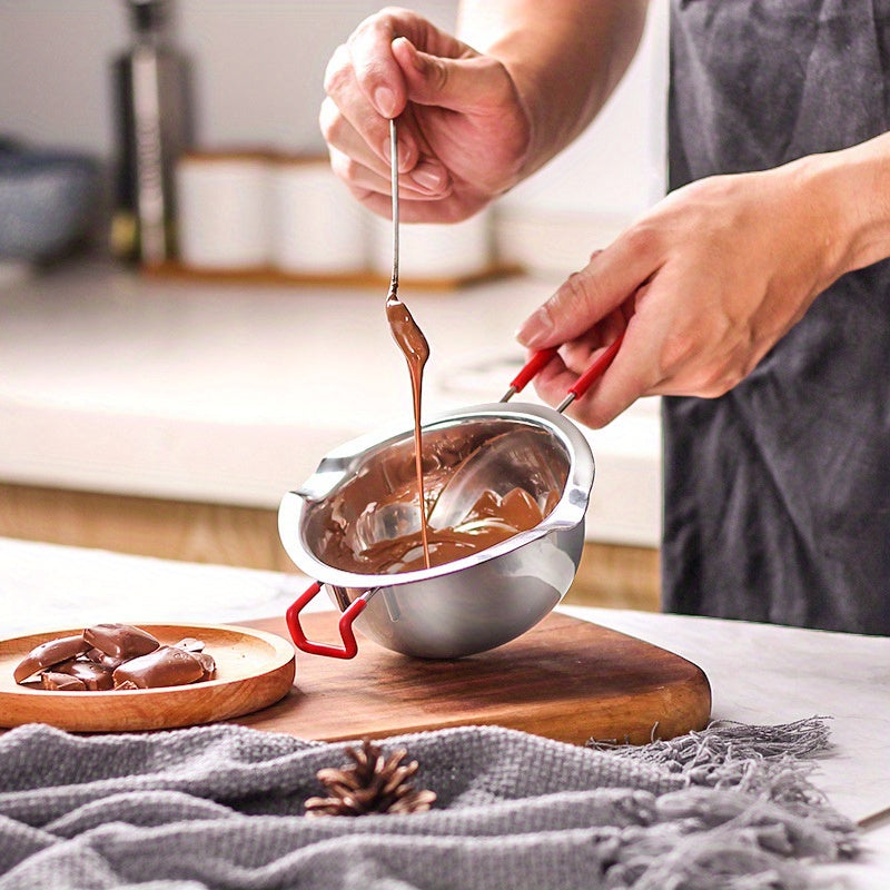 Stainless Steel Double Melting Pot Set for Chocolate Cheese Candle Melting