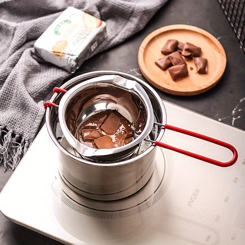 Stainless Steel Double Melting Pot Set for Chocolate Cheese Candle Melting