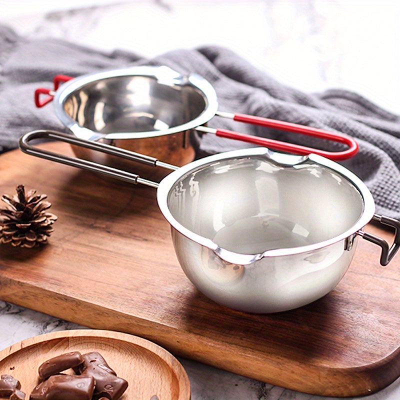 Stainless Steel Double Melting Pot Set for Chocolate Cheese Candle Melting