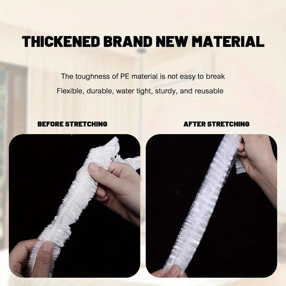 10 dona bir foydalanishlik chang qoplamalari, konditsionerlar, ventilyatorlar, pechlar uchun, elastik, shaffof PE, 70x145cm