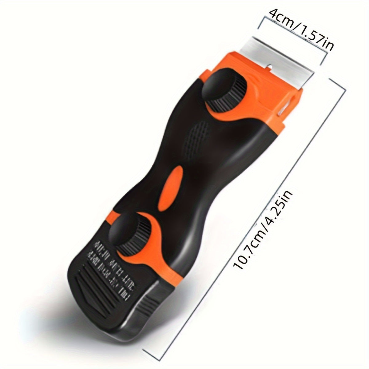 Qirqish uchun ikki tomonlama qirqish pichog'i, apelsin va qora, shisha va sathlar uchun