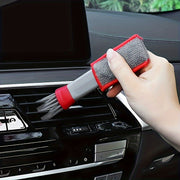 Car Dashboard Brush Set Soft Bristle Double Head Cleaning Tools for Car Vents