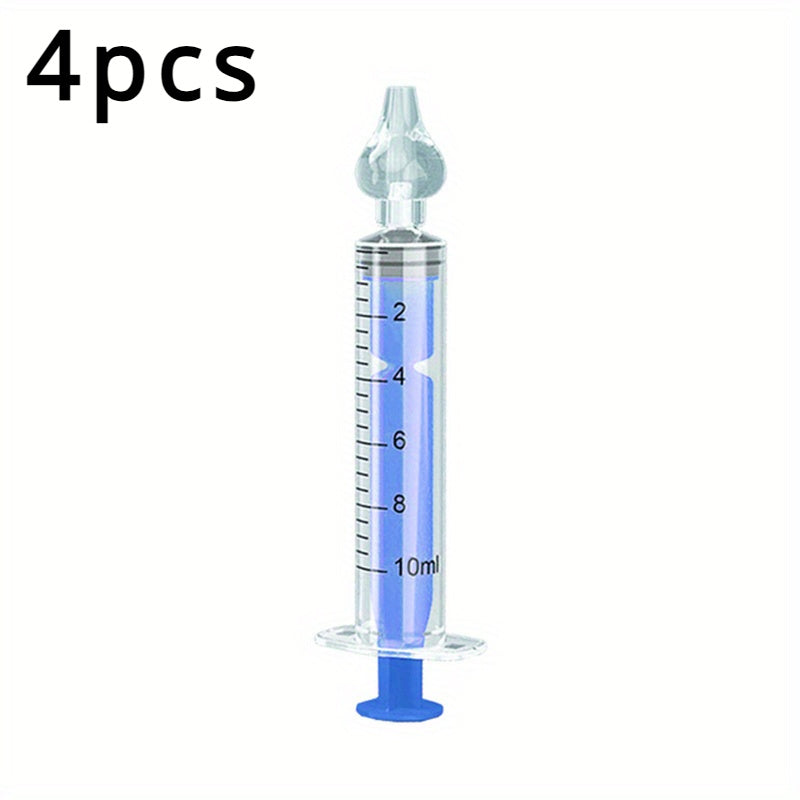 Set of 4 Reusable Silicone Nasal Aspirators for Kids Children Baby Nasal Cleaning Tools