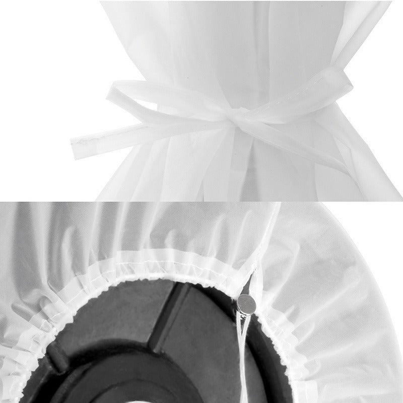 Cubierta redonda impermeable y a prueba de polvo para ventiladores eléctricos, estilo moderno