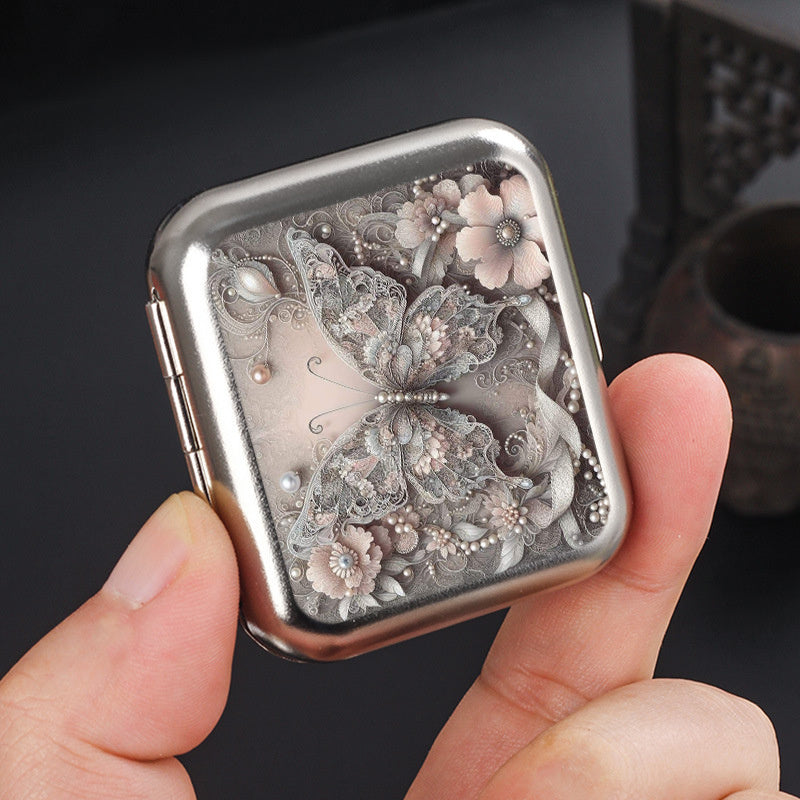 Mini metall tutunlik, portativ avtomobil tashqi cho'ntak uchun tutun chiqaruvchi bo'lmagan sovg'a