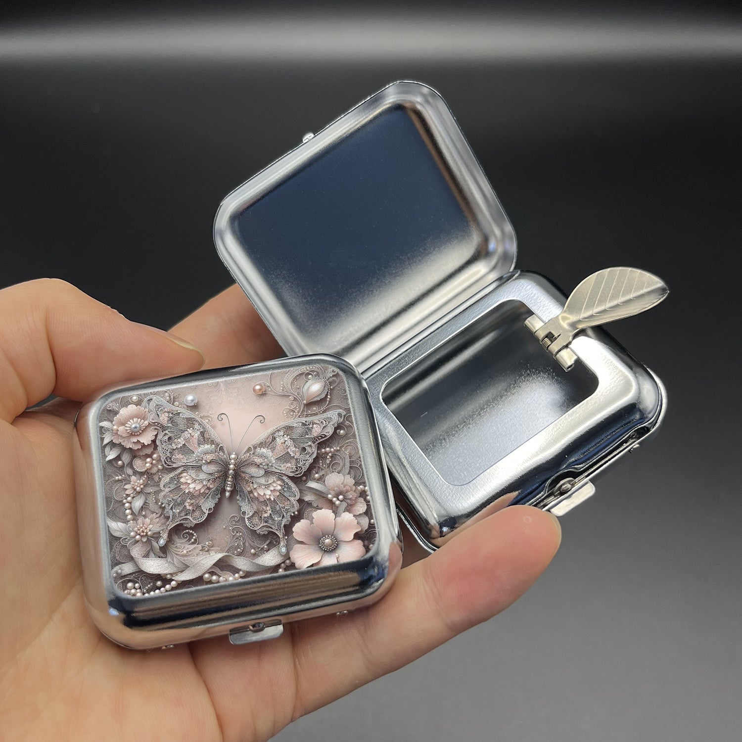 Mini metall tutunlik, portativ avtomobil tashqi cho'ntak uchun tutun chiqaruvchi bo'lmagan sovg'a