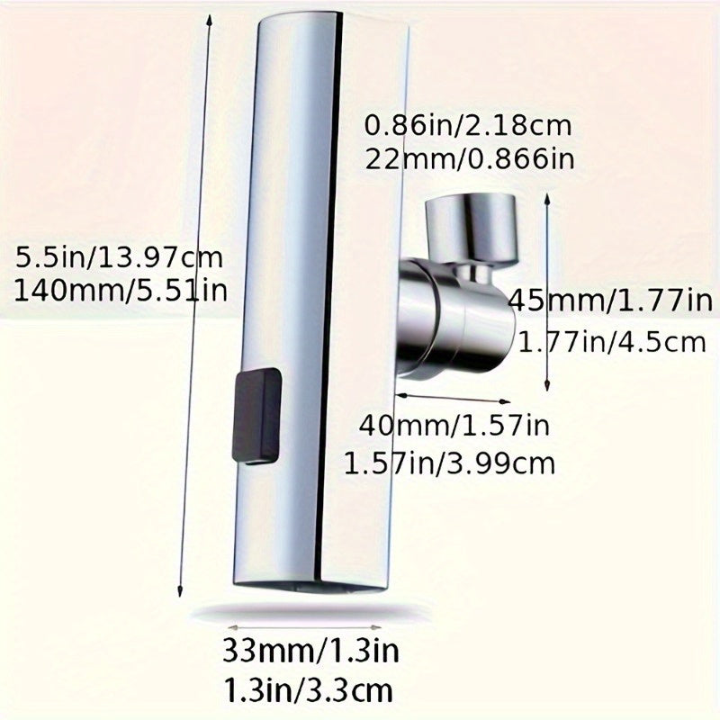 Universal ABS 3-in-1 Faucet Adapter for RV Kitchen and Bathroom Sinks