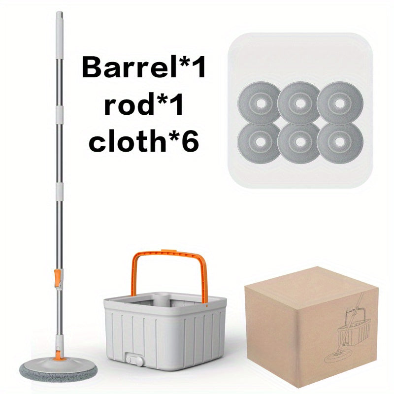 360° Swivel Mop and Bucket Set for Home Kitchen Bathroom Cleaning