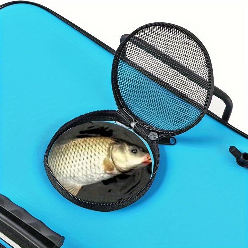 Waterproof EVA Fishing Gear Bag with Collapsible Live Fish Bucket and Tackle Storage