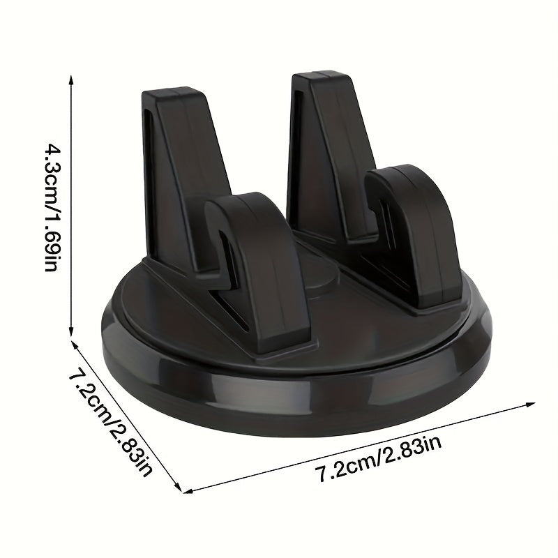 Soporte universal para teléfono de coche, soporte de tablero antideslizante, ABS, giratorio