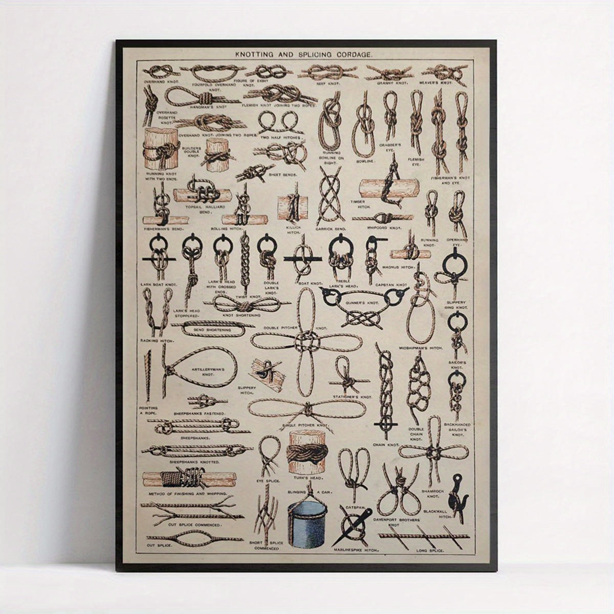 Alphabet Letter Wall Art Canvas Poster Modern Retro Art Deco Nautical Decor