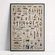 Alphabet Letter Wall Art Canvas Poster Modern Retro Art Deco Nautical Decor