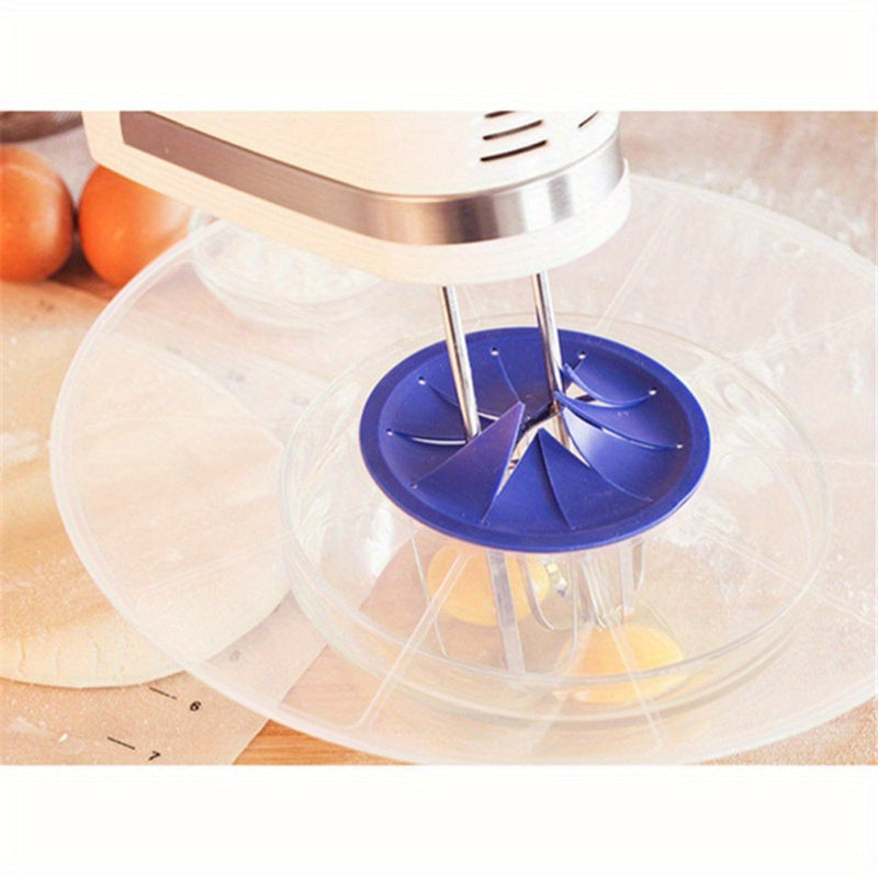 Silicone Egg Beater Splash Guard Round Kitchen Tool for Whisking Eggs and Cream