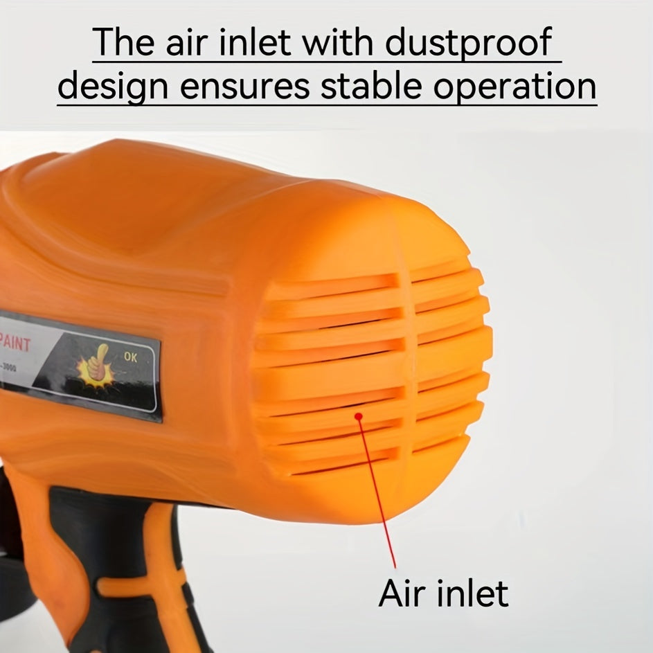 30oz HVLP Electric Paint Sprayer with 3 Spray Patterns for Home and Professional Use