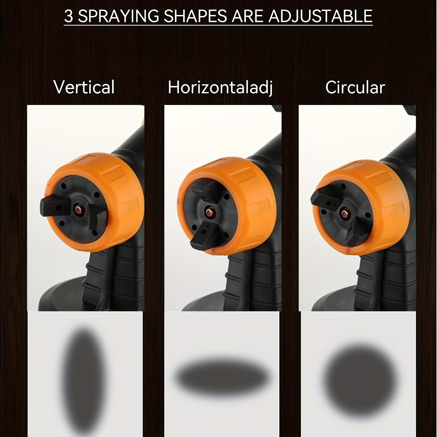 Электрический распылитель краски HVLP на 30 унций с 3 режимами распыления для домашнего и профессионального использования