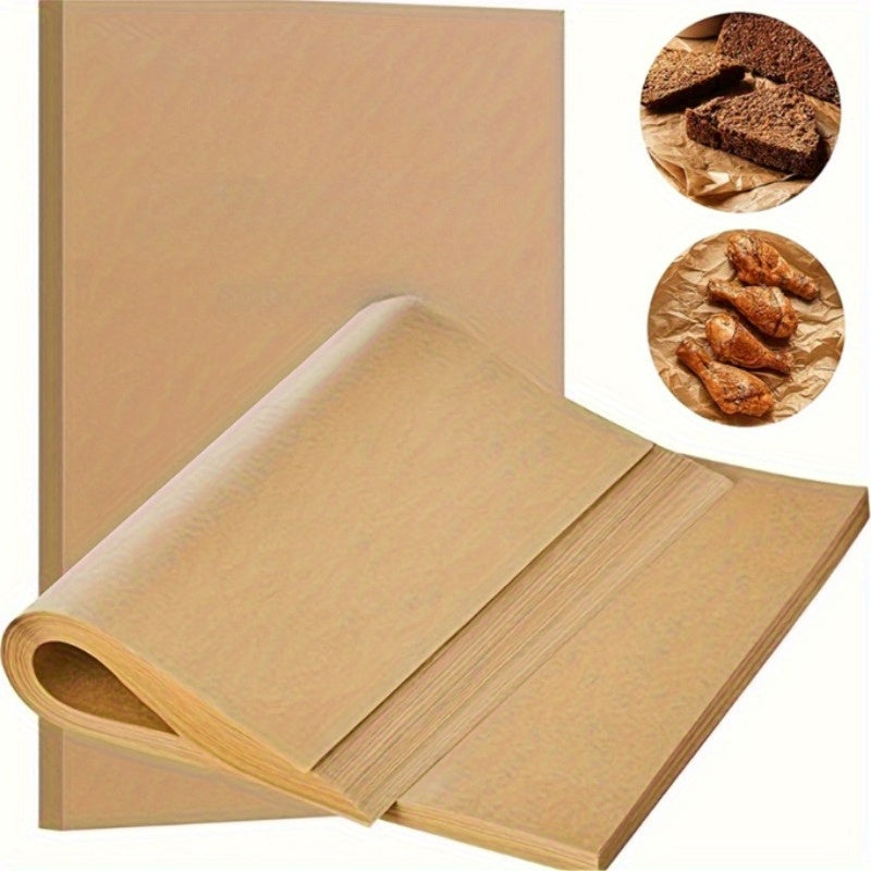50-Pack Non-Stick Parchment Paper Sheets for Air Fryers and Cooking