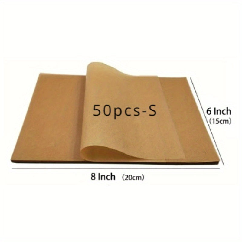 Non-Stick Parchment Paper Sheets 50 Count Heat Resistant Waterproof Greaseproof Liners