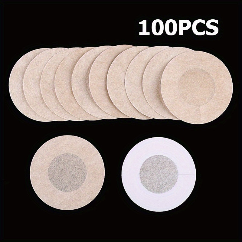 100 Pack Self-Adhesive Nipple Covers for Women's Lingerie and Bra Accessories