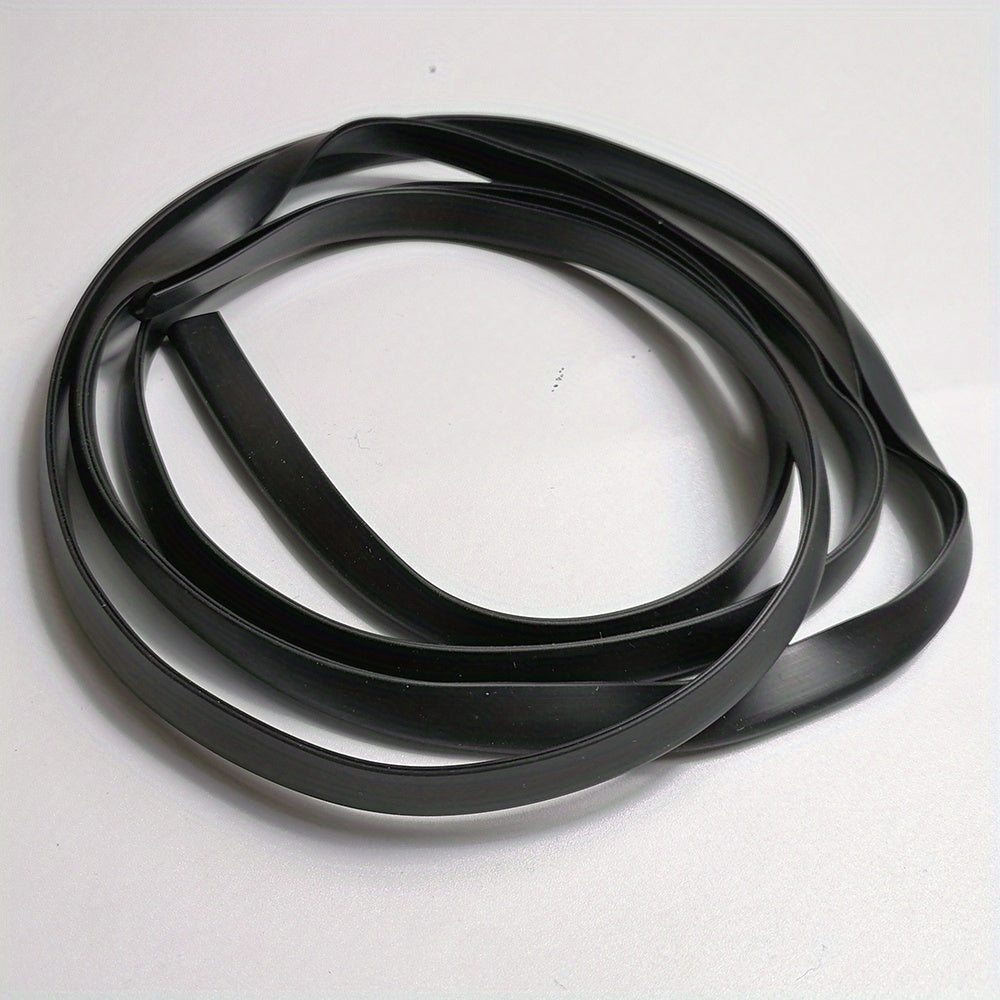 Junta de canaleta en U de goma para puertas de coche, sellado acústico y a prueba de polvo, negro