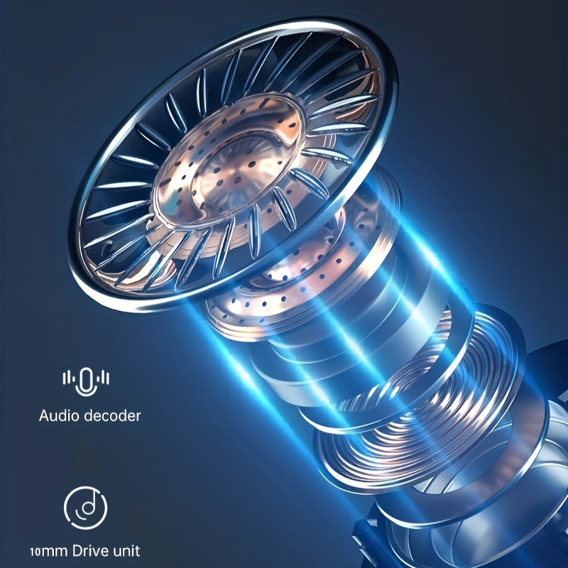 Anime Themed Wireless Earbuds with Noise Cancelling Microphone and 400mAh Battery