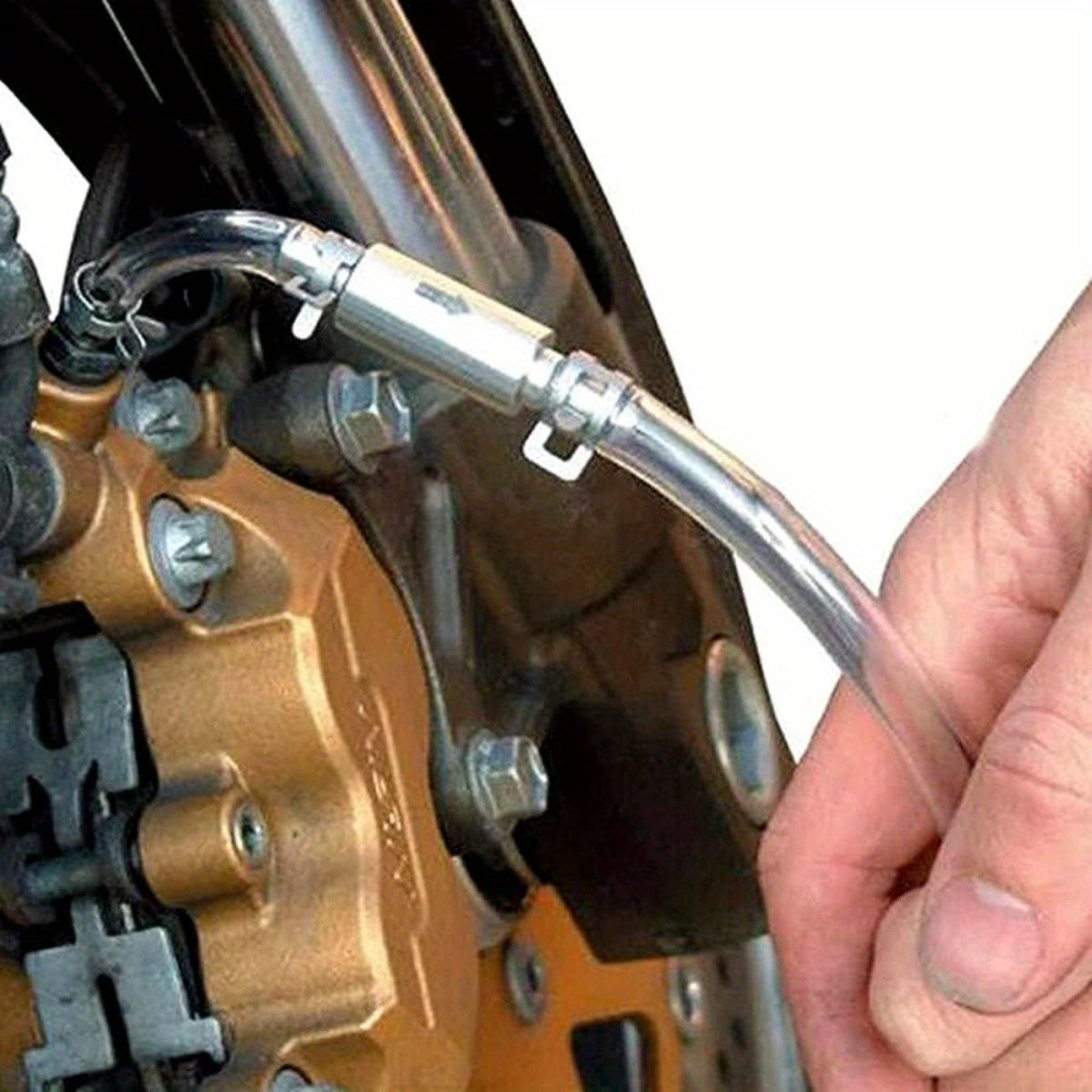 Mototsikl tormoz, debriyaj, havo chiqarish uchun to'plam, bardoshli PVC, alyuminiy, bir yo'nalishli valf